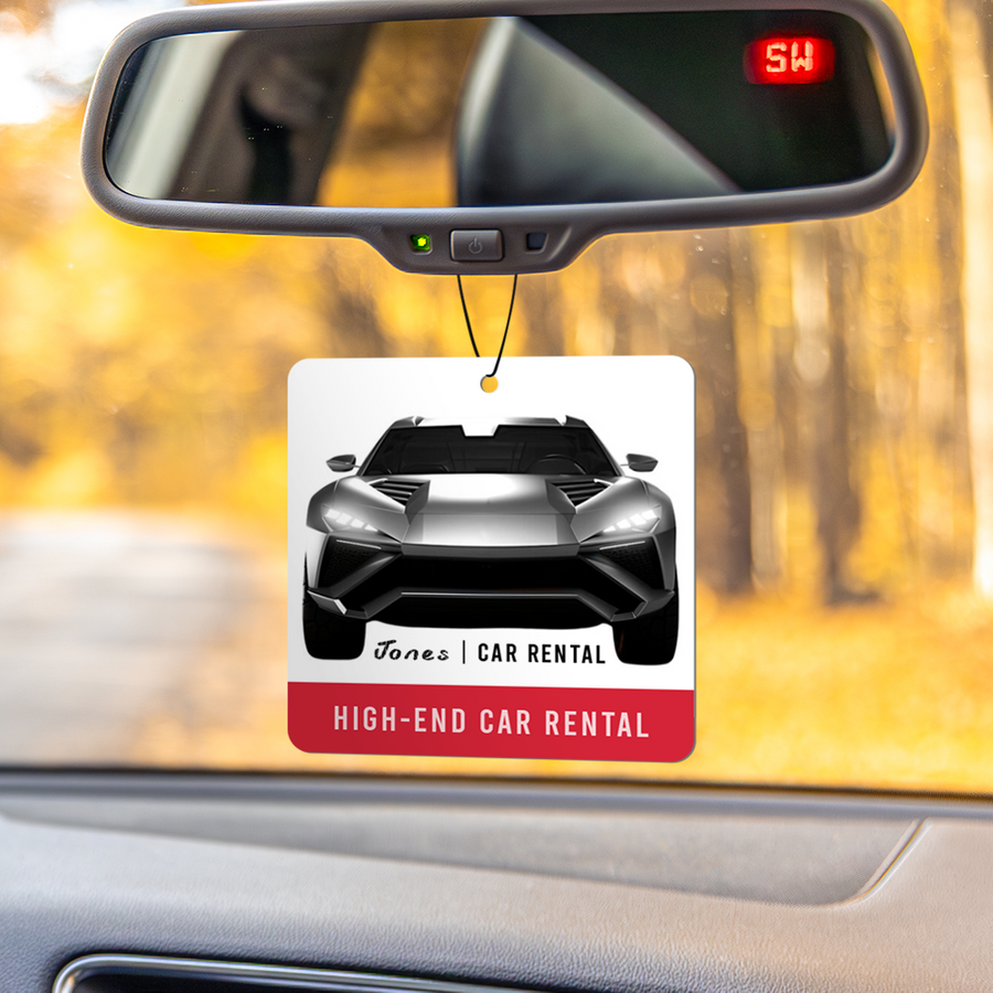 Customized Car Air Freshener - Custom Patch