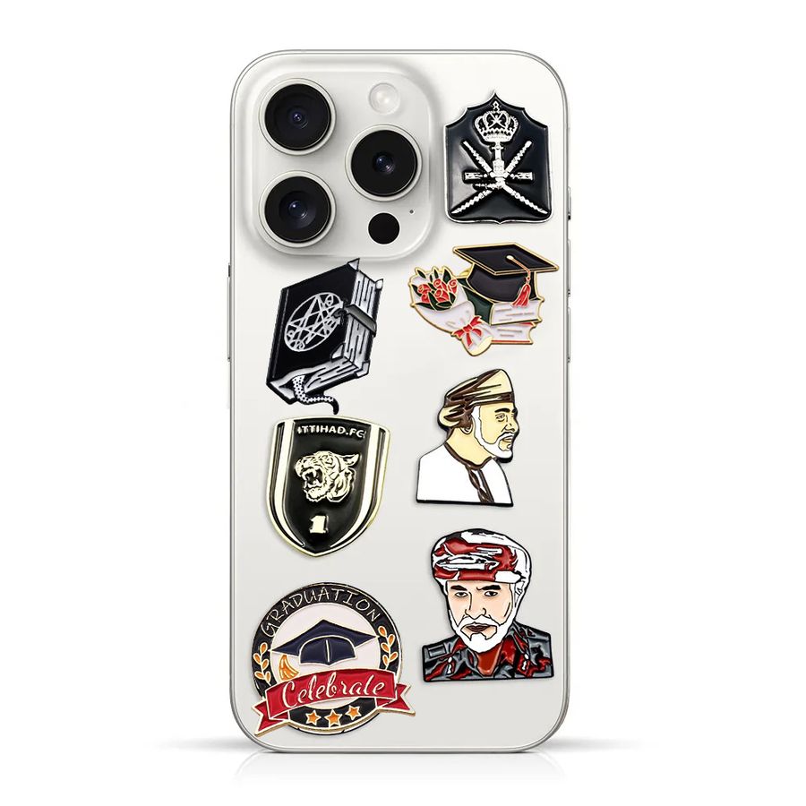Phone Metal Badge Stickers - Custom Patch