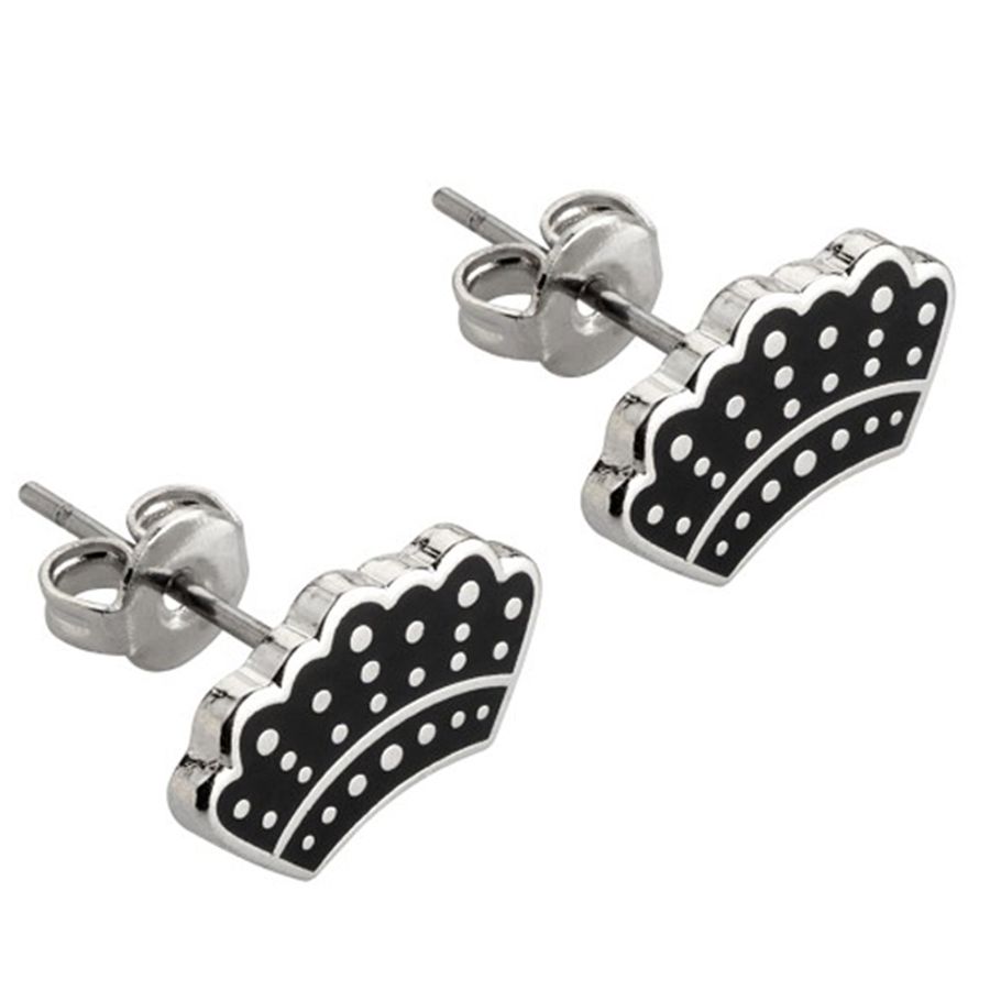 Hard Enamel Metal Earrings - Custom Patch