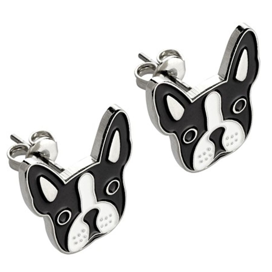 Soft Enamel Metal Earrings - Custom Patch