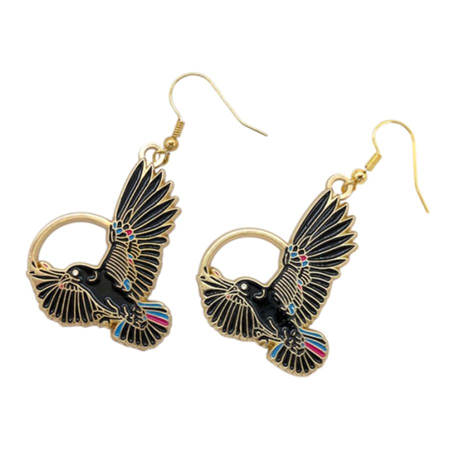 Soft Enamel Metal Earrings - Custom Patch