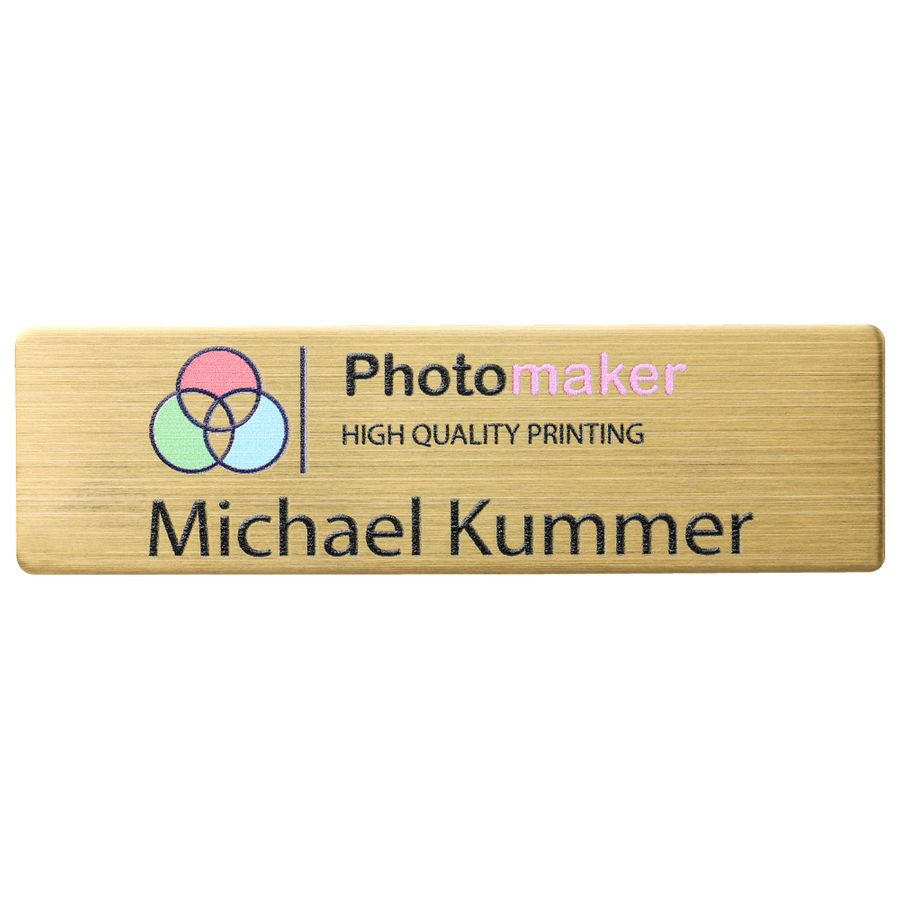UV Printed Name Badges - Custom Patch