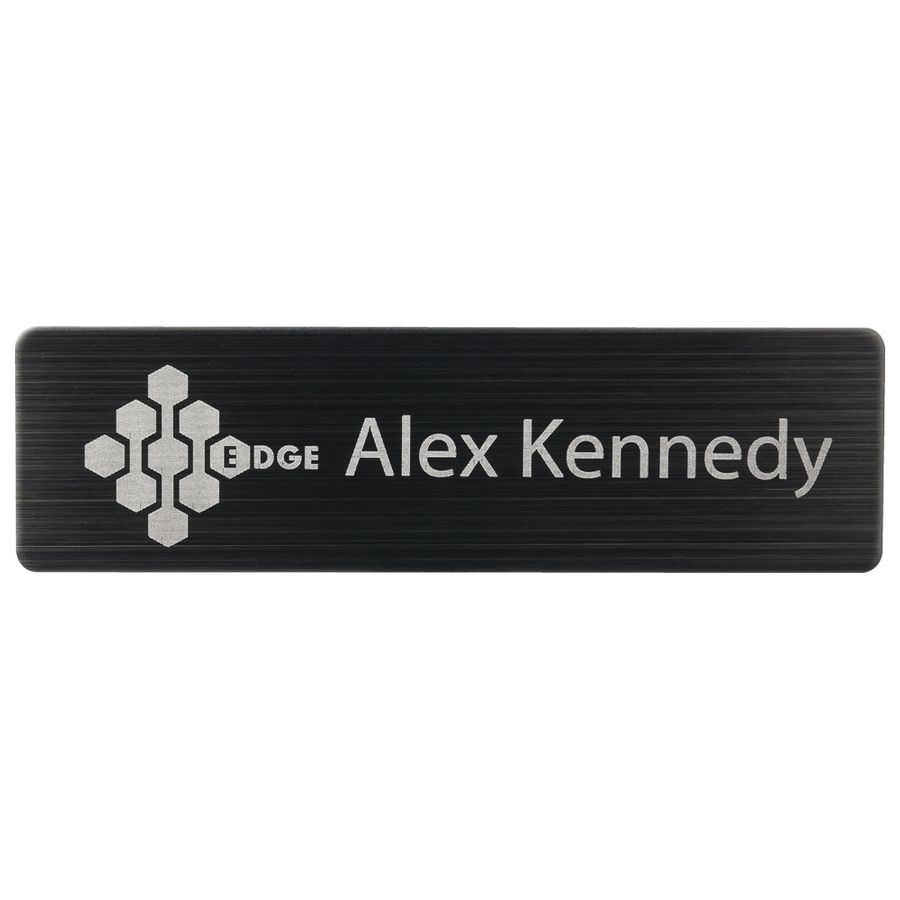 Engraved Metal Name Badges - Custom Patch