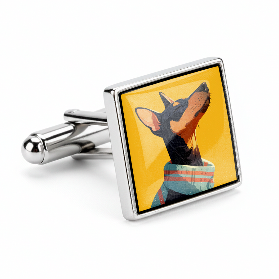 Epoxy Cufflinks - Custom Patch