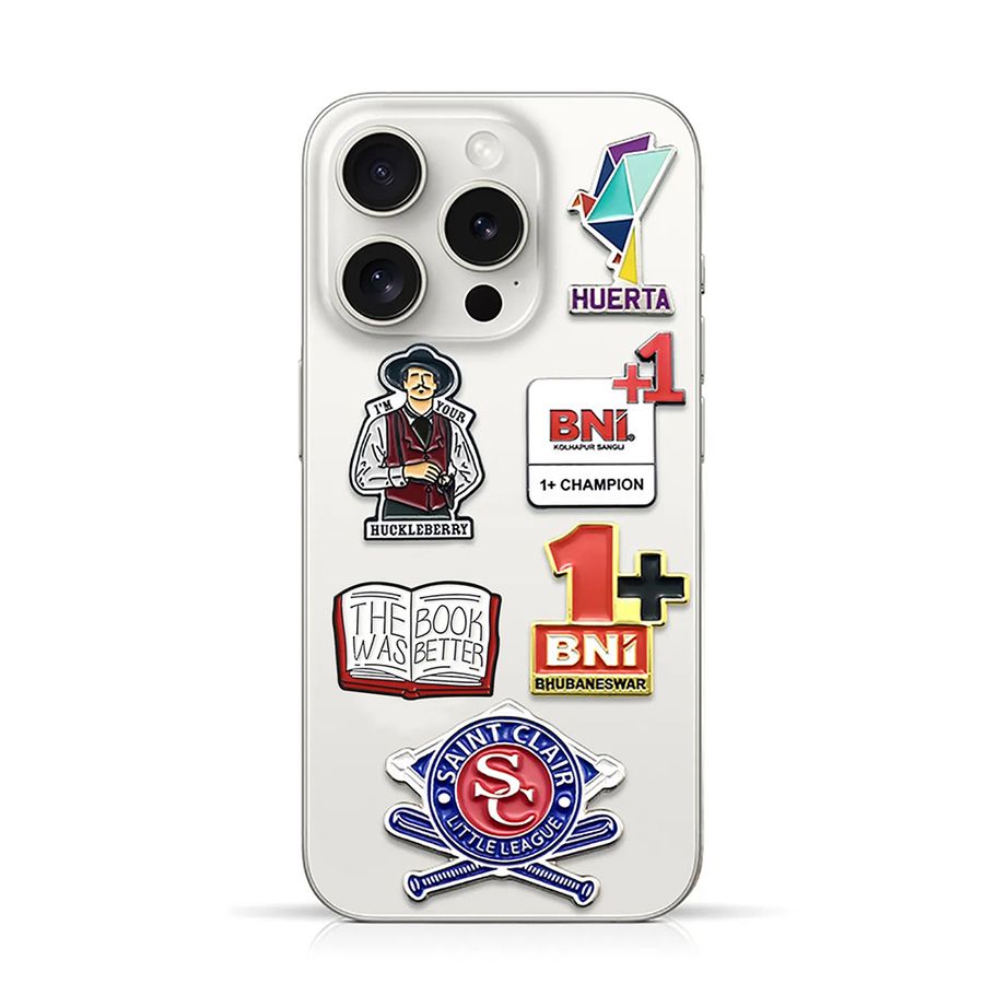 Soft Enamel Metal Sticker - Custom Patch