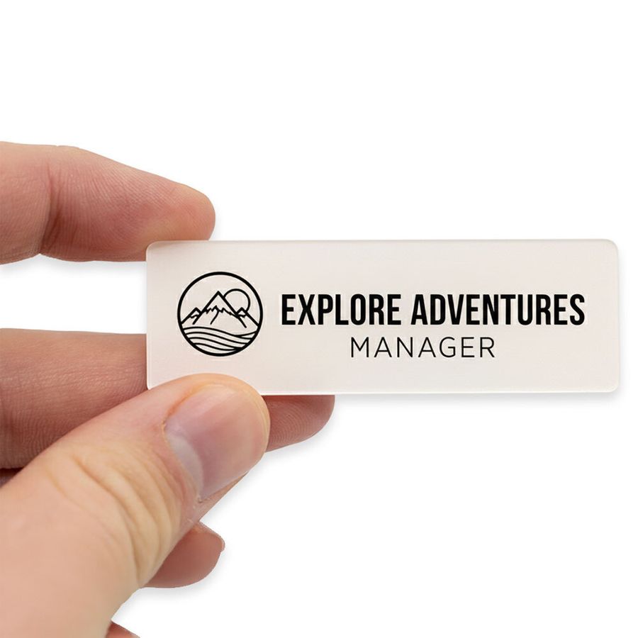 Acrylic Name Badges - Custom Patch