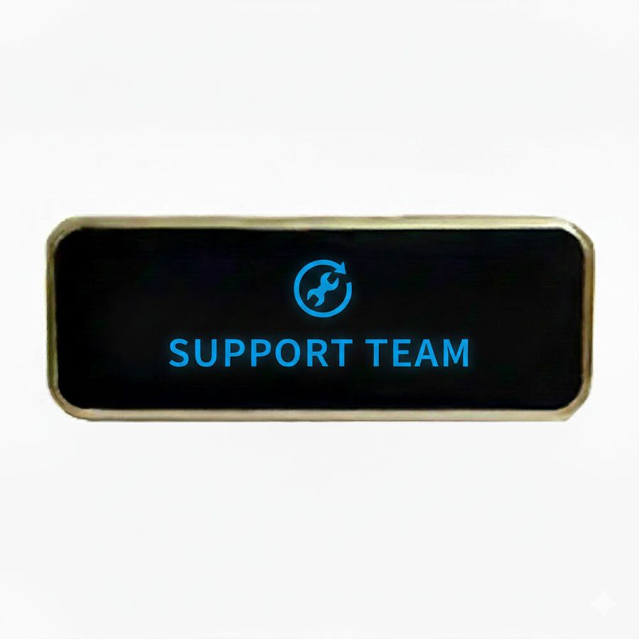 LED Name Badges - Custom Patch