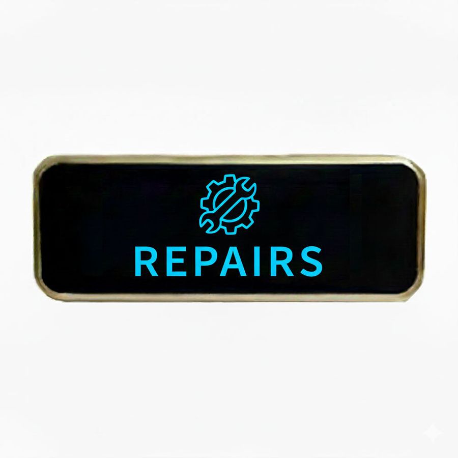 LED Name Badges - Custom Patch