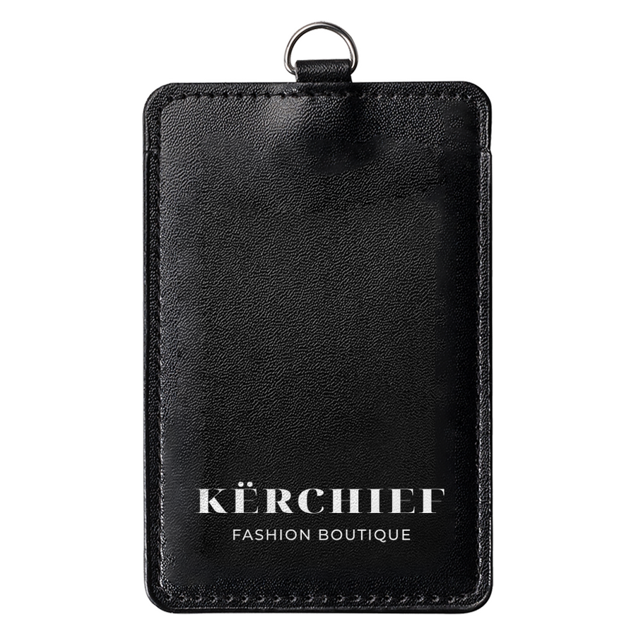 Premium Leather Holder - Custom Patch