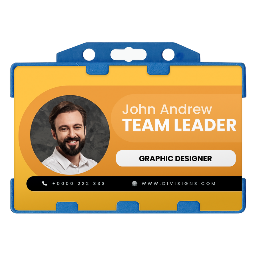 Plastic Insert Badge Holder - Custom Patch