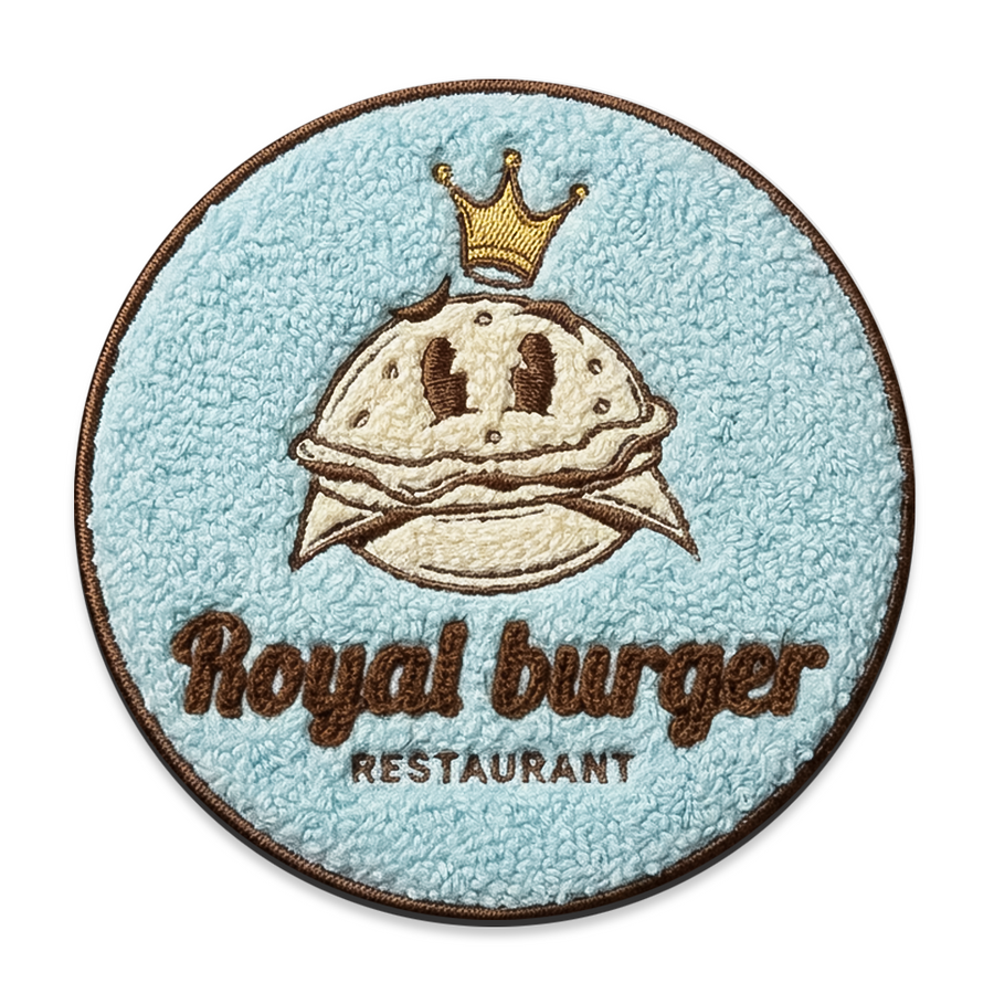 Chenille Button Pins - Custom Patch