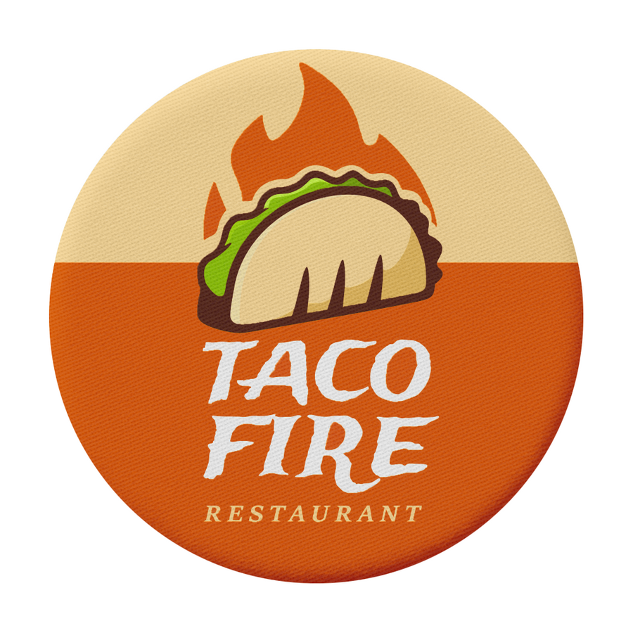 Woven Button Pins - Custom Patch