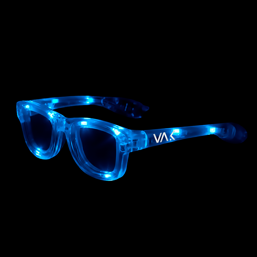 Multicolor Light Up Glasses - Custom Patch