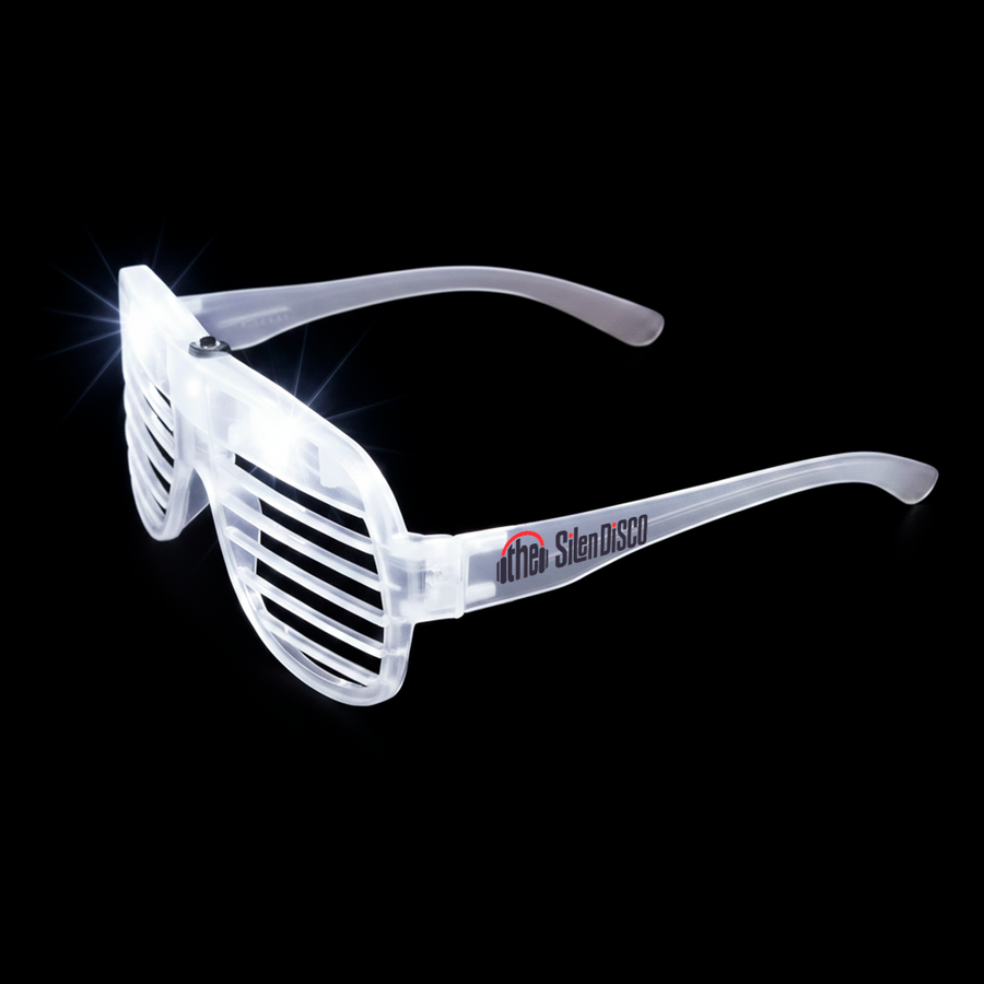 Light-Up LED Slotted Glasses - Custom Patch