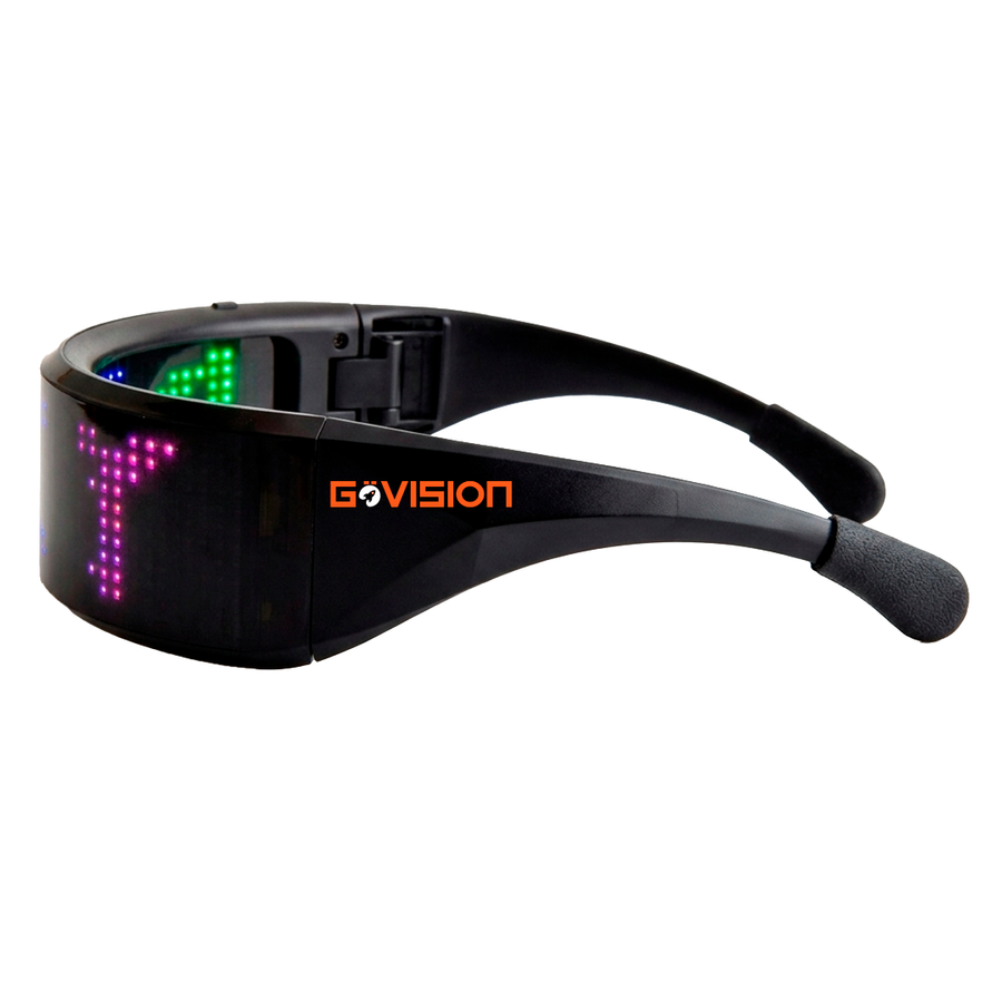 LED Light Up Glasses with Bluetooth - Custom Patch