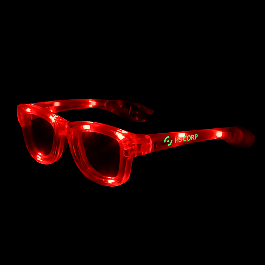 Multicolor Light Up Glasses - Custom Patch
