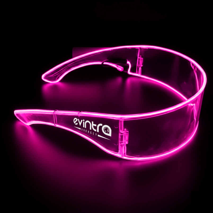 Light Up Cyber Glasses - Custom Patch