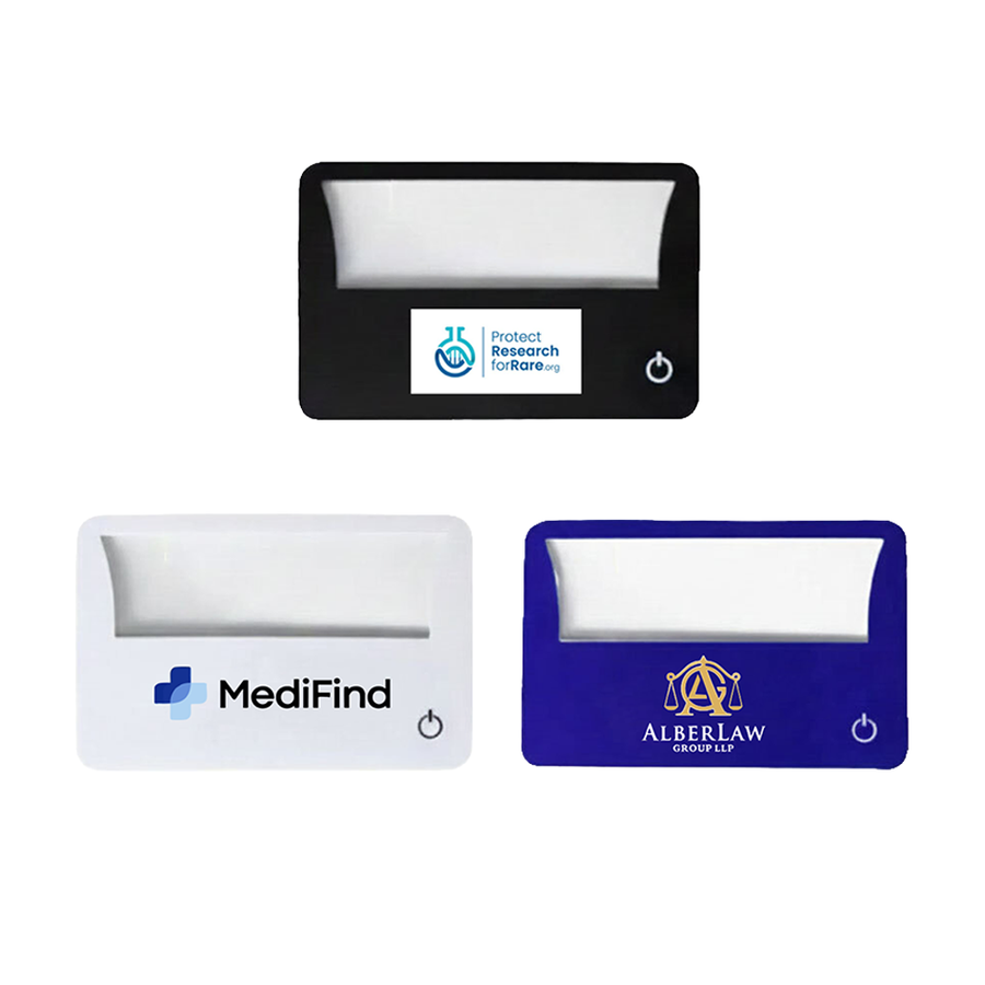 Card Shaped Magnifiers - Custom Patch