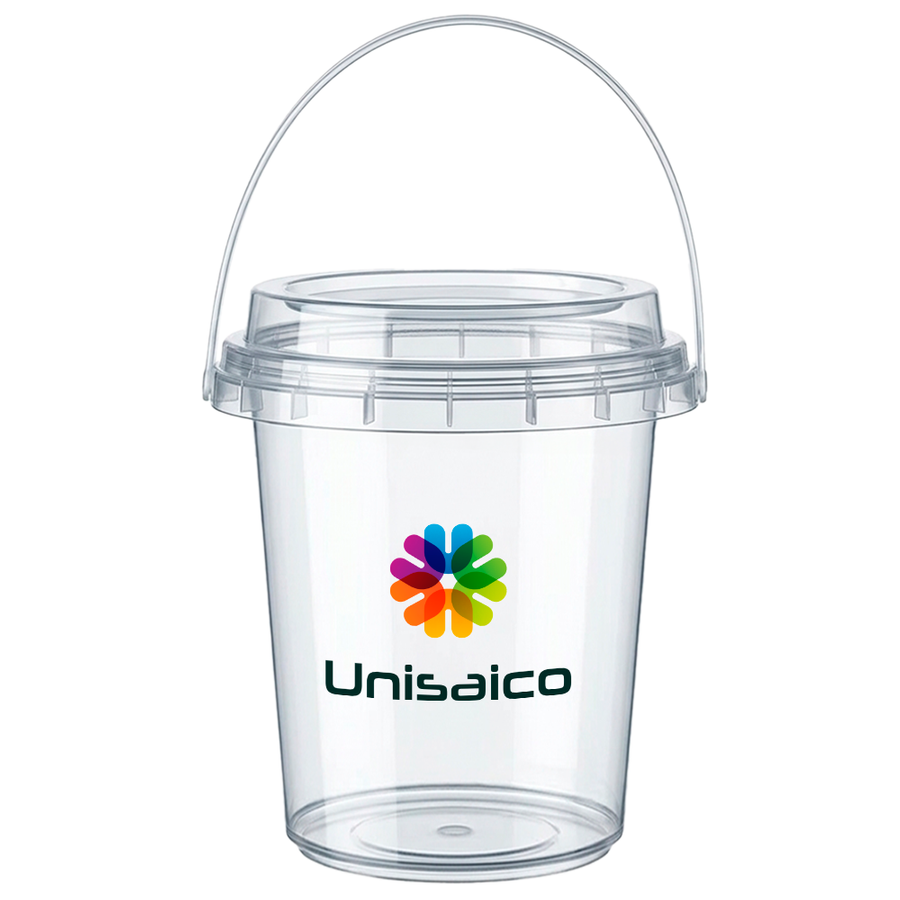Premium Transparent Drink Buckets - Custom Patch