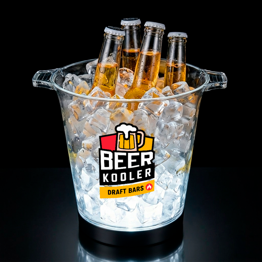 Multi-Color Light-Up Drink Buckets - Custom Patch