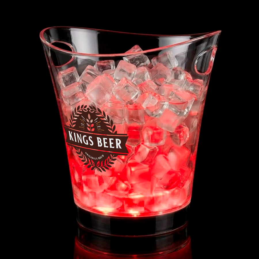 Classic Light-Up Drink Buckets - Custom Patch