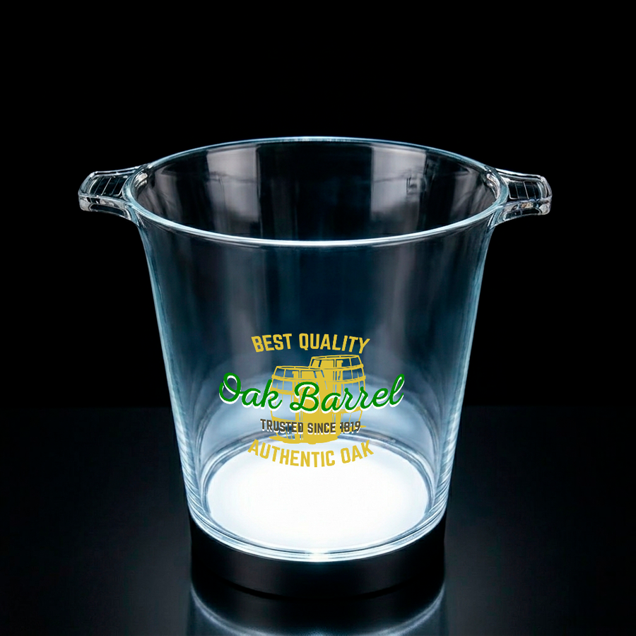Multi-Color Light-Up Drink Buckets - Custom Patch