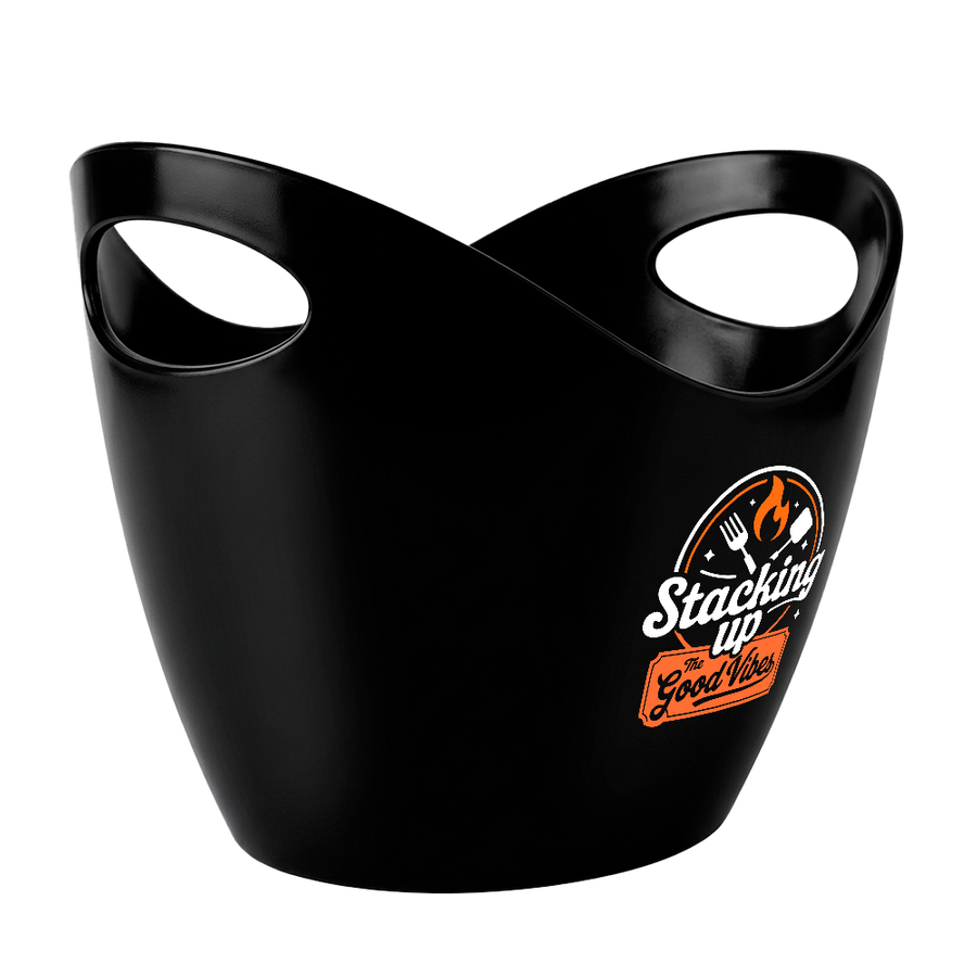 Curved Dual-Handle Drink Buckets - Custom Patch