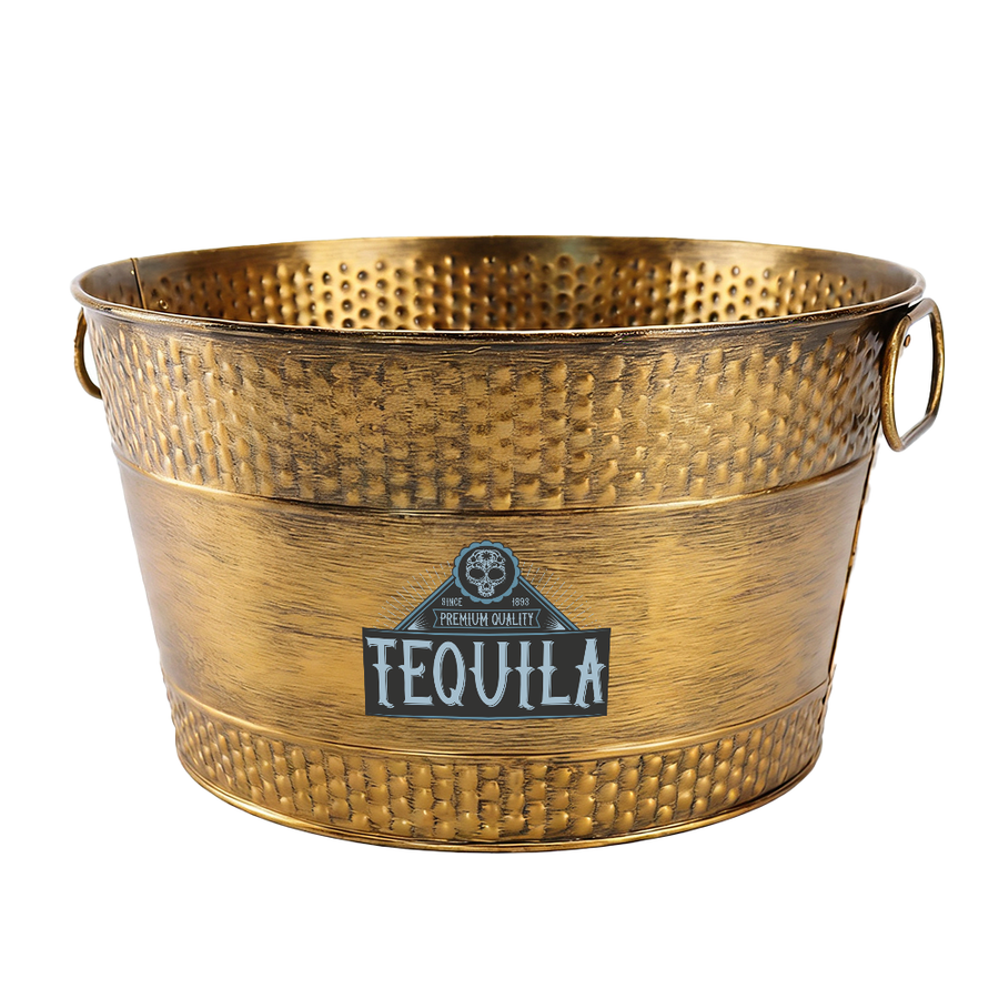 Galvanized Beverage & Ice Buckets - Custom Patch