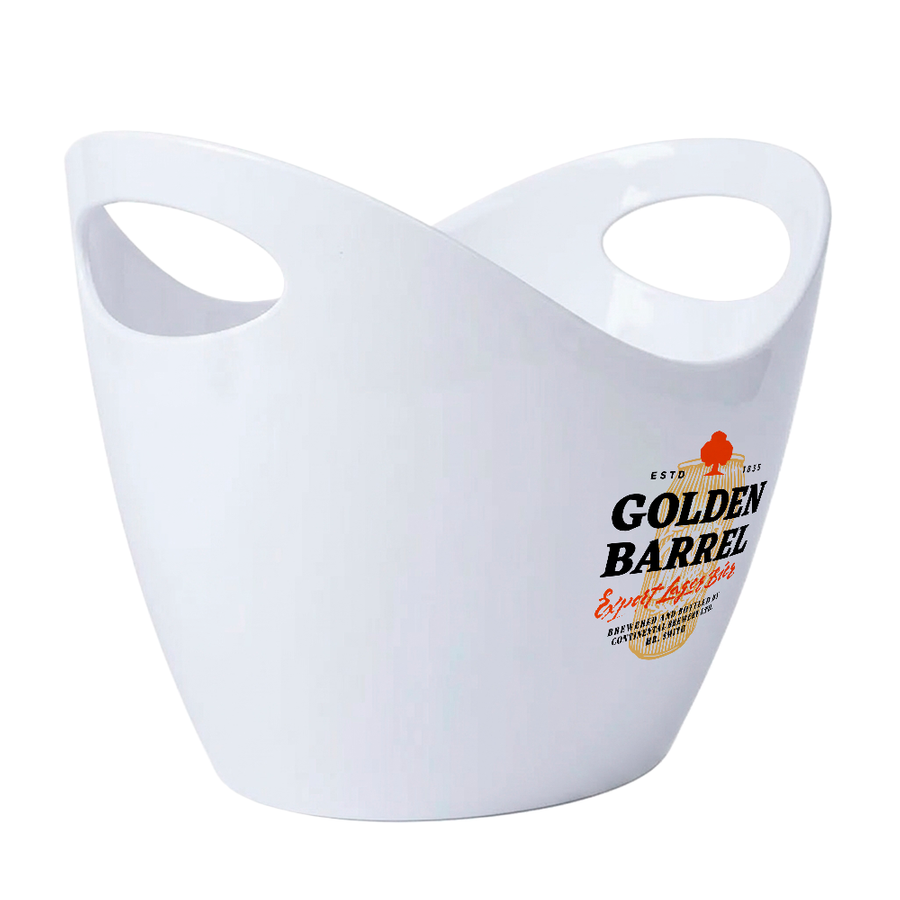 Curved Dual-Handle Drink Buckets - Custom Patch