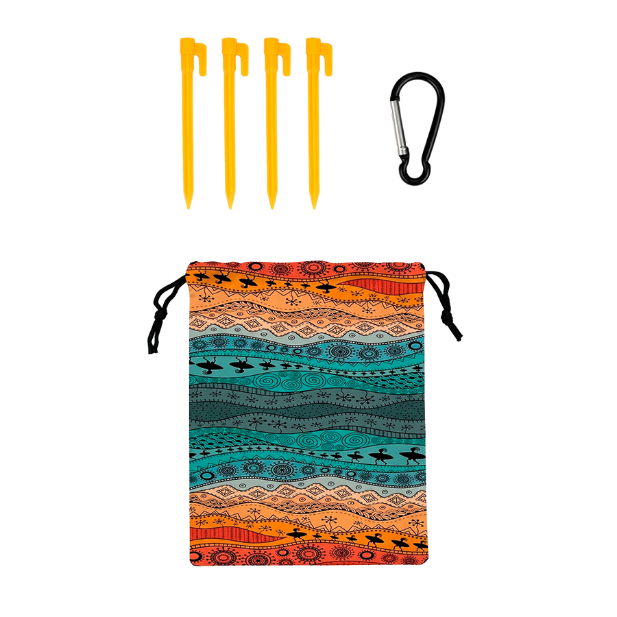 Windproof Beach Mats - Custom Patch