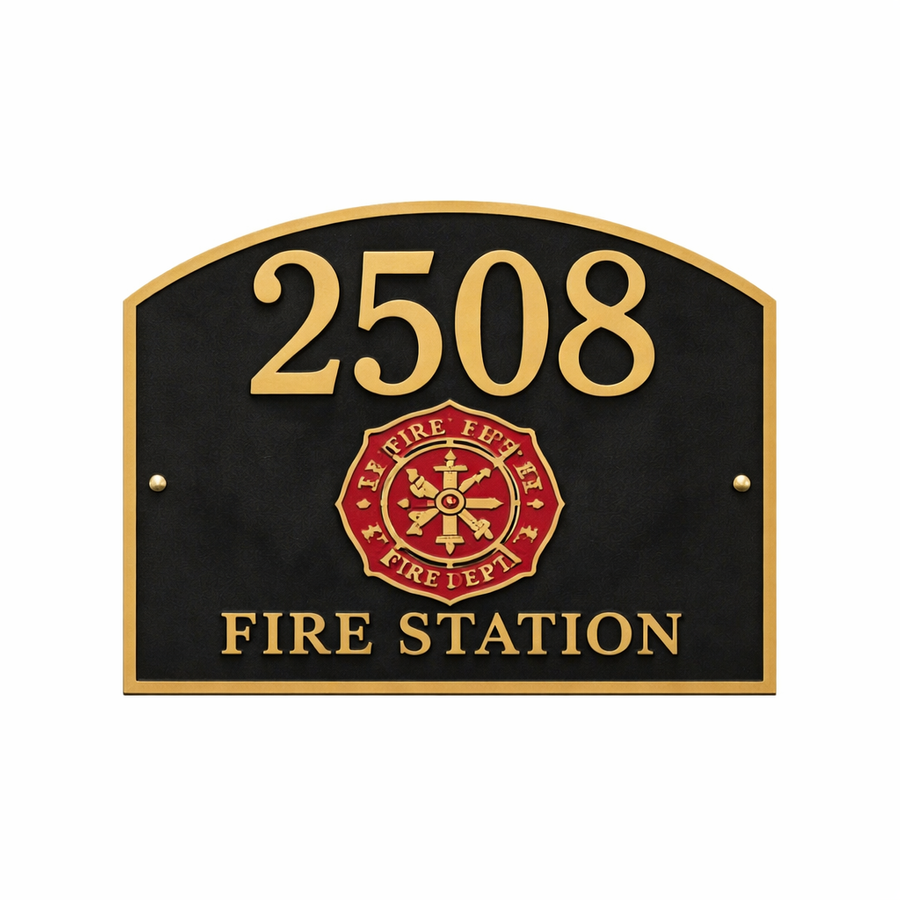 Cast Metal House Signs - Custom Patch