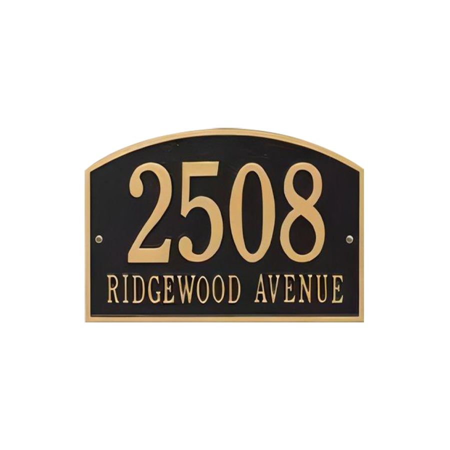 Cast Metal House Signs - Custom Patch