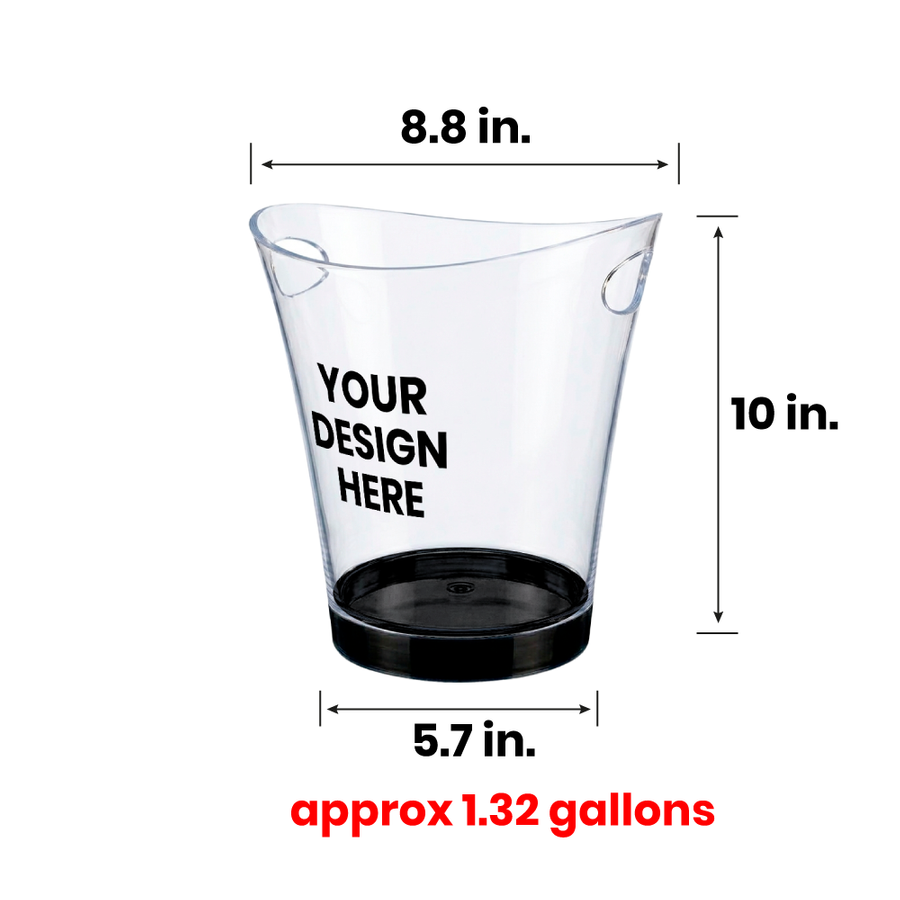 Classic Light-Up Drink Buckets - Custom Patch