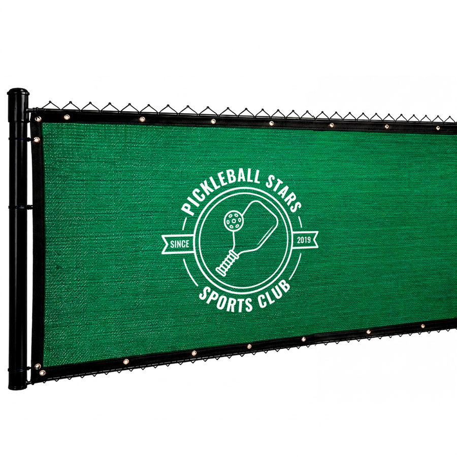 Custom 98% Blockage Fence Screen - Custom Patch