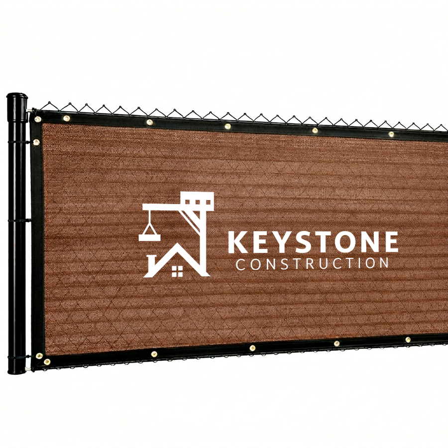 Custom 90% Blockage Fence Screen - Custom Patch