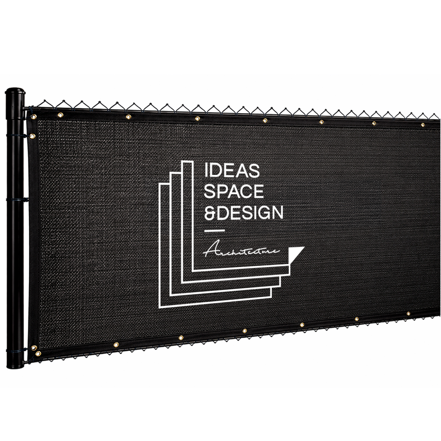 Custom 98% Blockage Fence Screen - Custom Patch