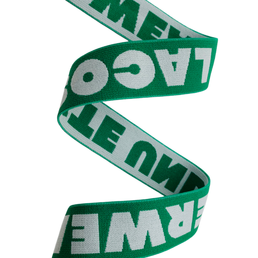 Flat Jacquard Elastic Bands - Custom Patch