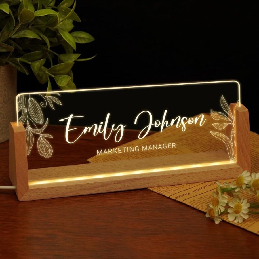 Light Up Table Signs - Custom Patch