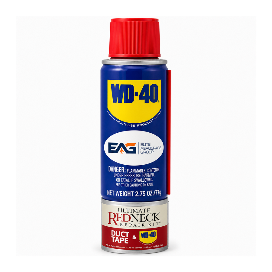 Ultimate Fix-All Kits, WD-40 2.75 oz Handy Cans and 6 yards of Duct Tapes - Custom Patch