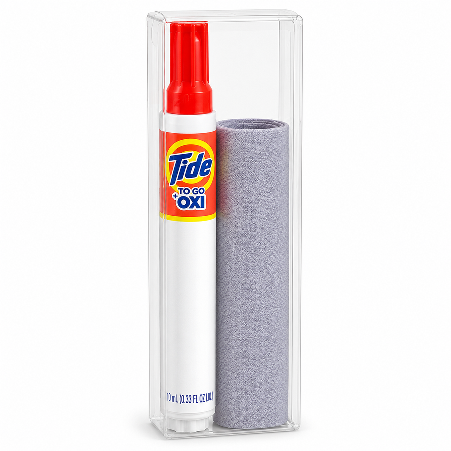 Tide® to Go + Oxi Stain Remover Travel Kits with Premium Microfiber Cloths - Custom Patch