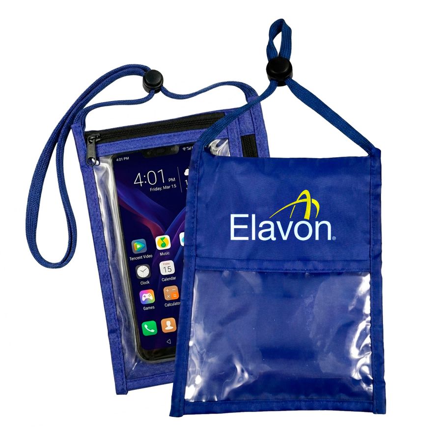 Phone Pocket Neck Wallets - Custom Patch