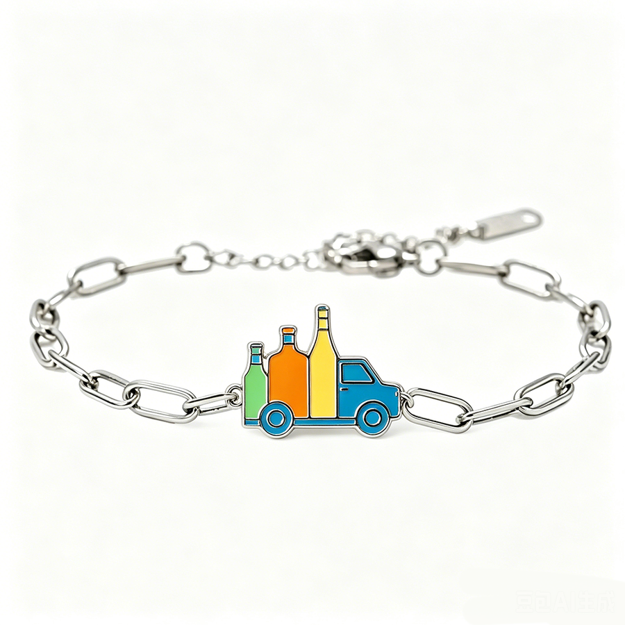 Hard Enamel Charm Bracelets - Custom Patch