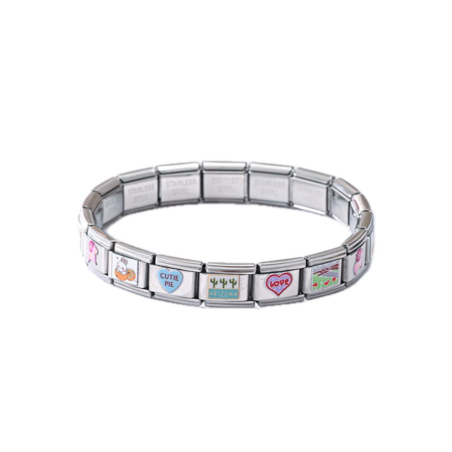 Italian Charm Bracelets - Custom Patch