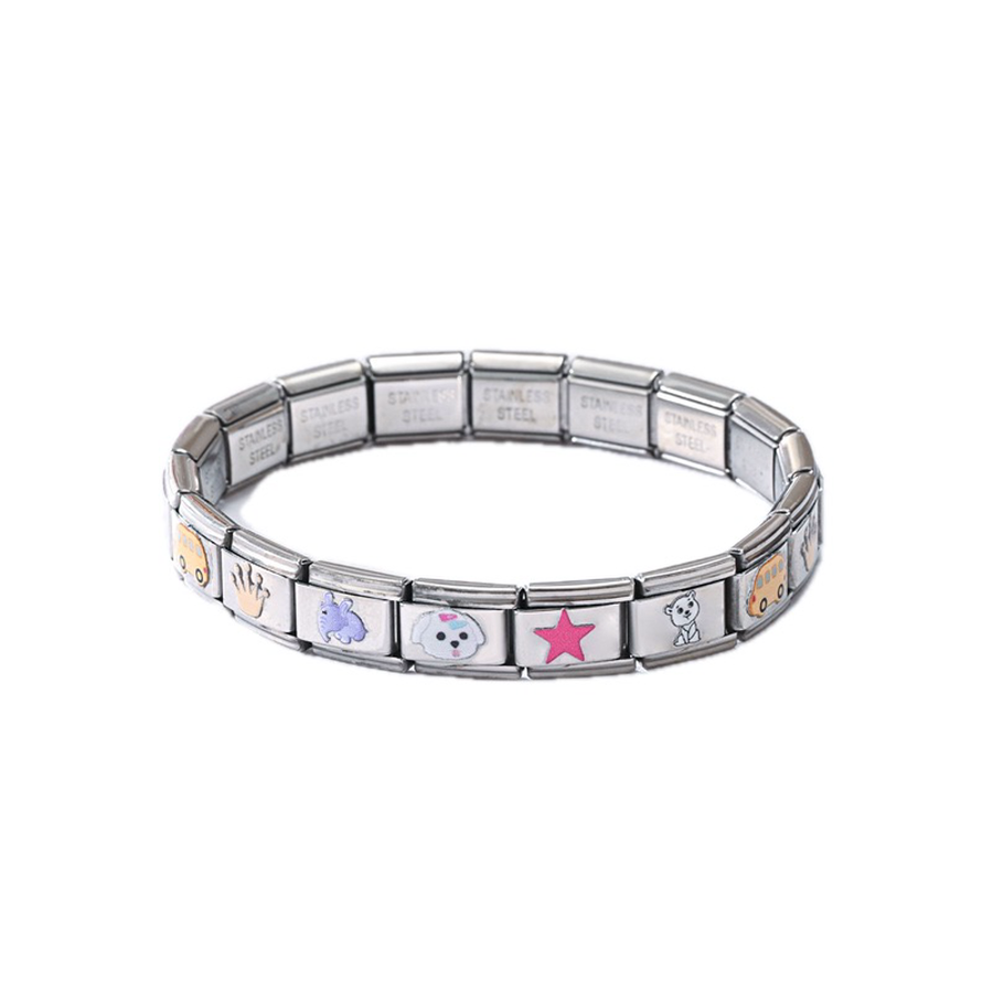 Italian Charm Bracelets - Custom Patch