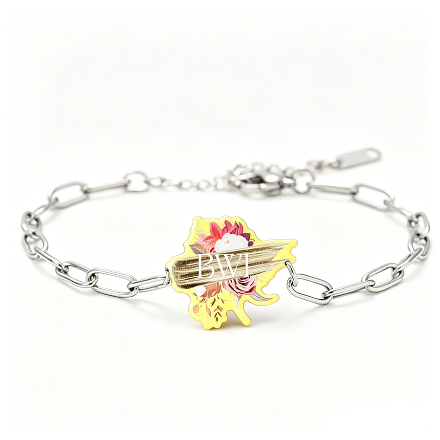 Offset Printing Charm Bracelets - Custom Patch