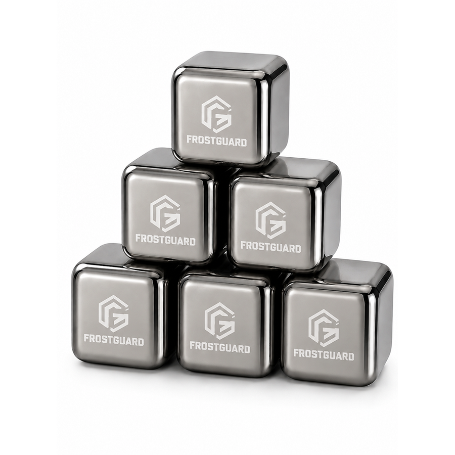 Silver Stainless Steel Ice Cubes - Custom Patch