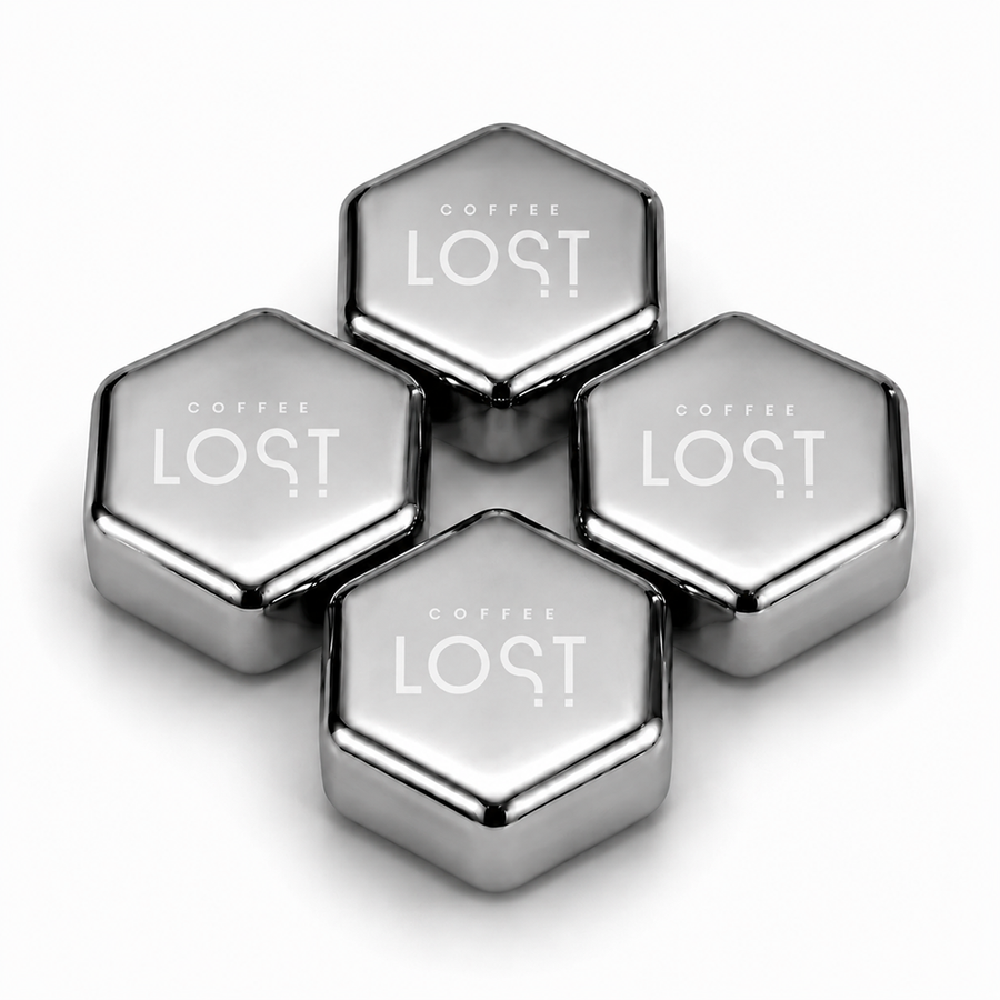 Hexagon Stainless Steel Ice Cubes - Custom Patch