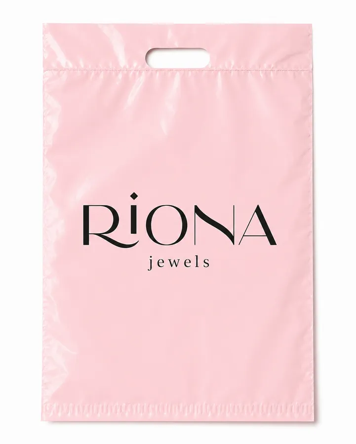 Die Cut Handle Poly Mailers - Custom Patch
