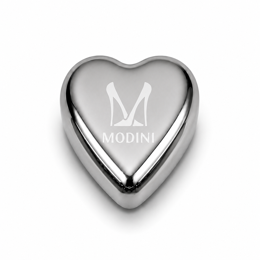 Heart-Shaped Stainless Steel Ice Cubes - Custom Patch