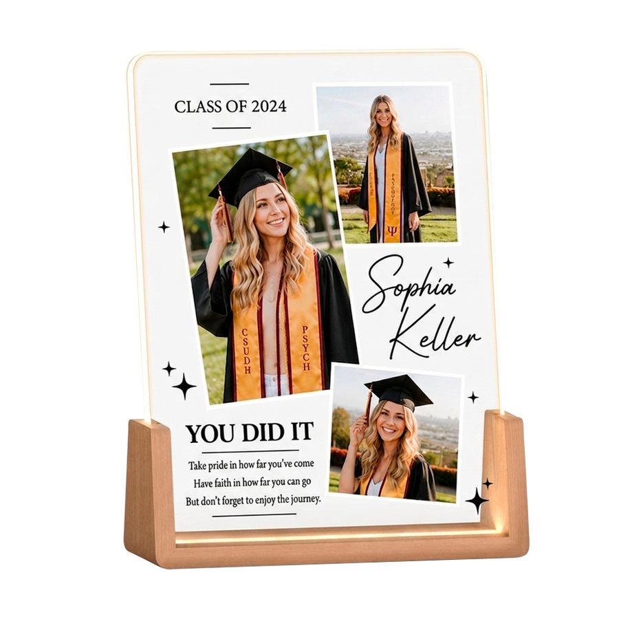 Acrylic Night Light Photo Frames - Custom Patch